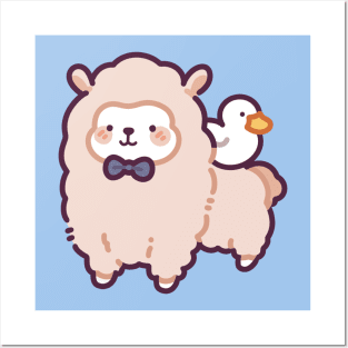 Alpaca Lover Duck Posters and Art